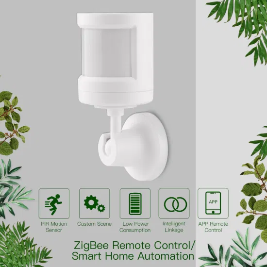 Zigbee PIR Motion Sensor with Foot Stand Smart Life Body Movement Sensor