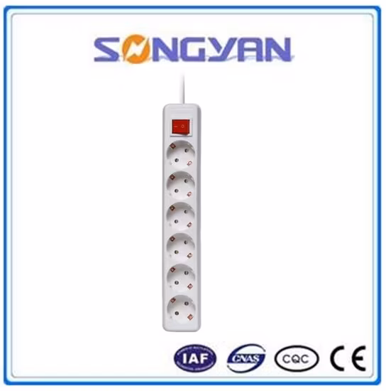Multiple Extended Socket Smart Switch Surge Protector Power Strip (REF6W)